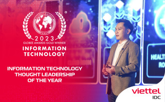 CEO Hoàng Văn Ngọc nhận Giải Vàng Globee Awards 2023 - Hạng mục “Information Technology Thought Leadership of The Year”