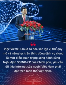 Giải quyết bài toán luật an ninh mạng theo Nghị định 53/2022/NĐ-CP với dịch vụ điện toán đám mây của Viettel
